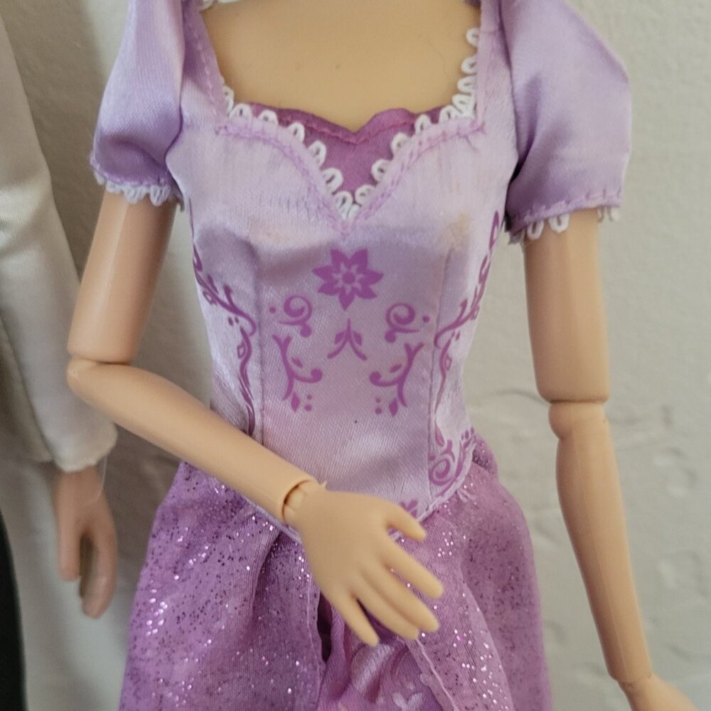 🚨LAST CHANCE RARE Rapunzel & Flynn Rider Disney Tangled Doll Set - Picture 5 of 6